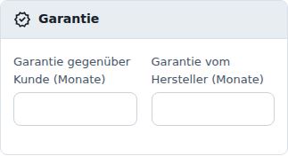 Garantie
