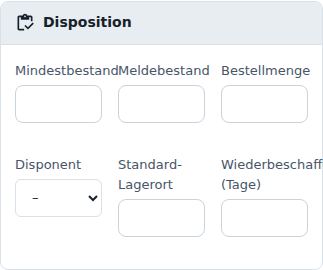Disposition