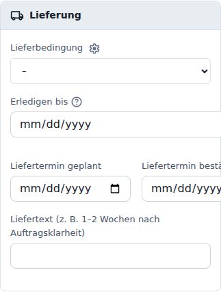 Lieferung